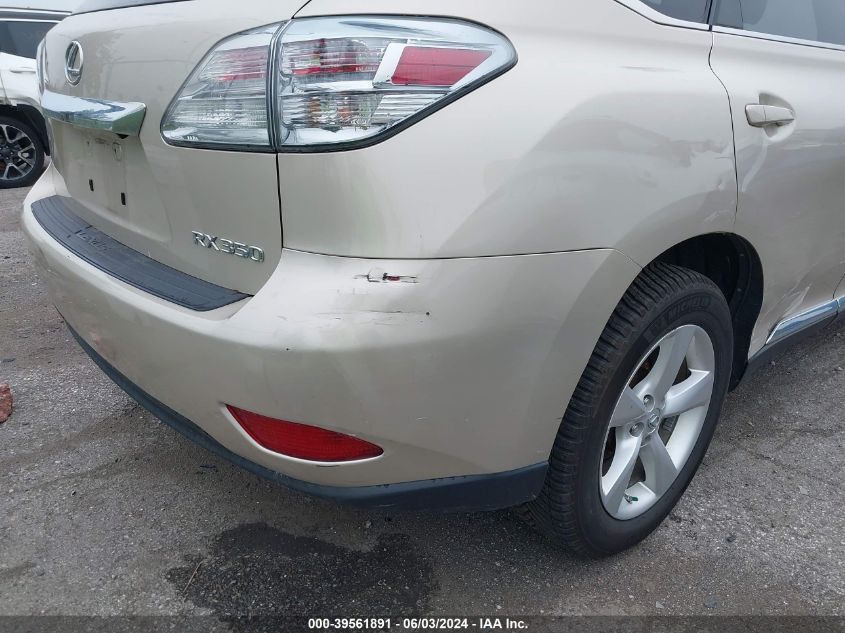 2011 Lexus Rx 350 VIN: 2T2BK1BA5BC083850 Lot: 39561891