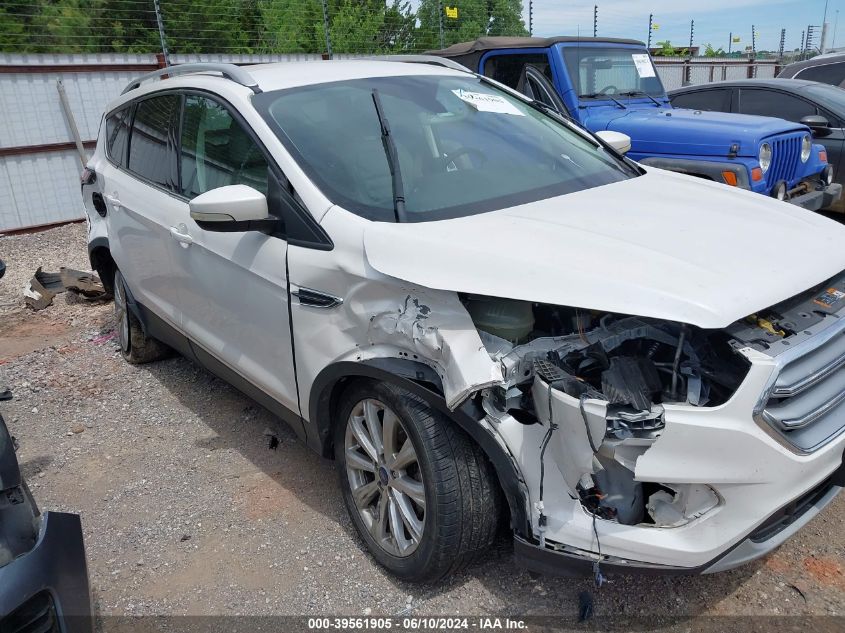 2017 Ford Escape Titanium VIN: 1FMCU0JD7HUD40510 Lot: 39561905