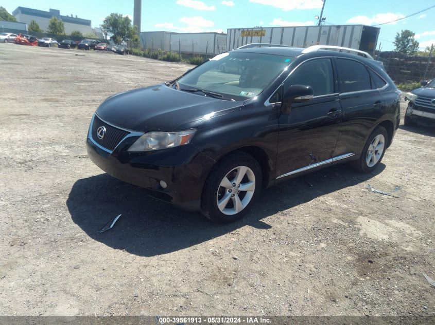 2010 Lexus Rx 350 VIN: 2T2BK1BA2AC070245 Lot: 39561913