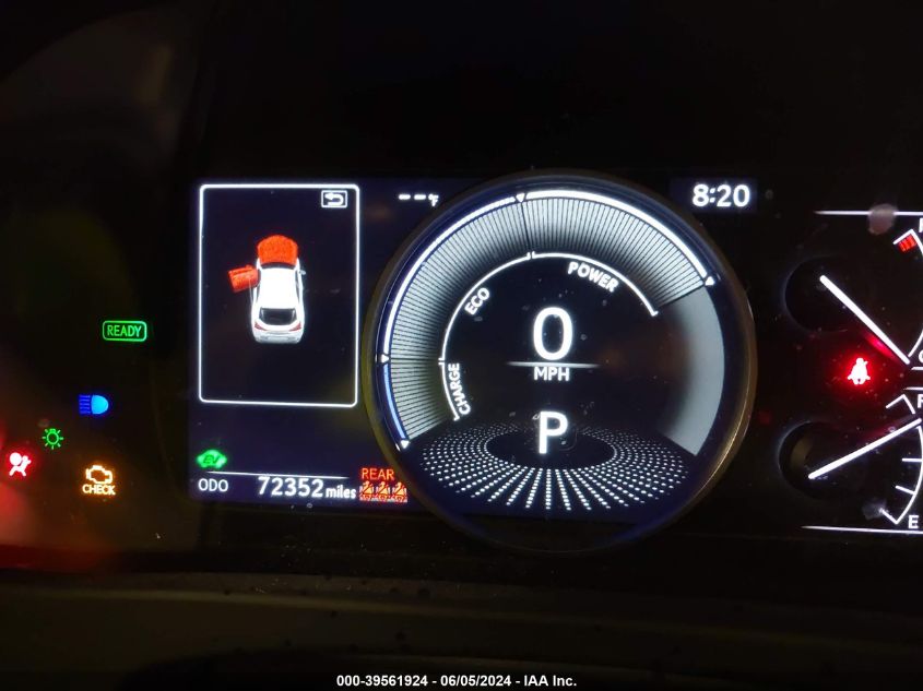 2021 Lexus Ux 250H VIN: JTHP9JBH4M2037221 Lot: 39561924