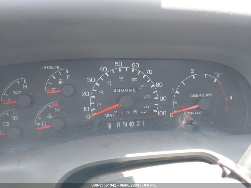 1999 Ford F-250 Lariat/Xl/Xlt VIN: 1FTNX21F8XEE69088 Lot: 39561942