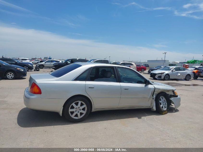 2000 Toyota Avalon Xls VIN: 4T1BF28B3YU070665 Lot: 39561958