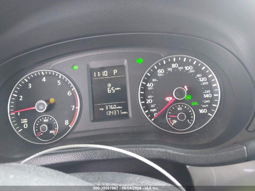 2012 Volkswagen Passat 2.5L S VIN: 1VWAP7A32CC020252 Lot: 39561967