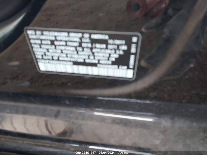 2012 Volkswagen Passat 2.5L S VIN: 1VWAP7A32CC020252 Lot: 39561967