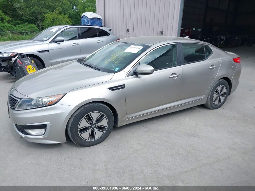 2011 Kia Optima Hybrid Ex VIN: KNAGM4AD8B5008202 Lot: 39561996