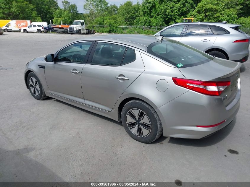 2011 Kia Optima Hybrid Ex VIN: KNAGM4AD8B5008202 Lot: 39561996