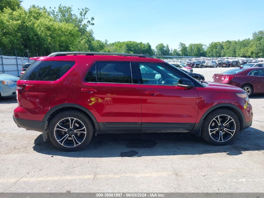 2015 Ford Explorer Sport VIN: 1FM5K8GT9FGA45044 Lot: 39561997