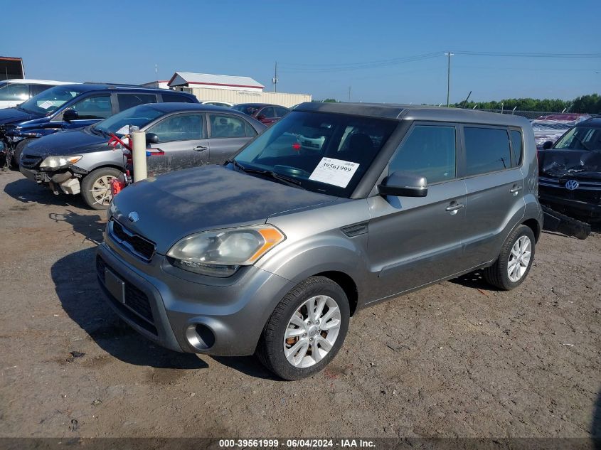 2013 Kia Soul + VIN: KNDJT2A68D7556144 Lot: 39561999