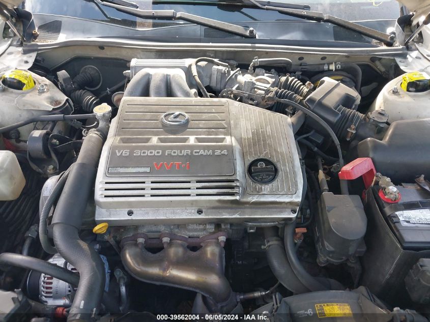 1999 Lexus Es 300 VIN: JT8BF28G5X0202197 Lot: 39562004