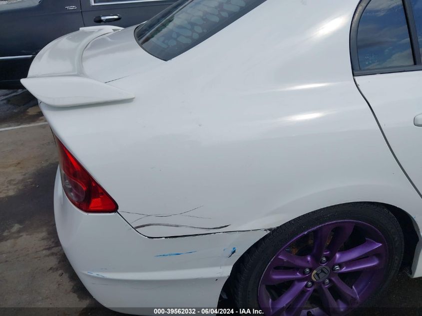 2008 Honda Civic Si/Si Mugen VIN: 2HGFA55508H709724 Lot: 39562032