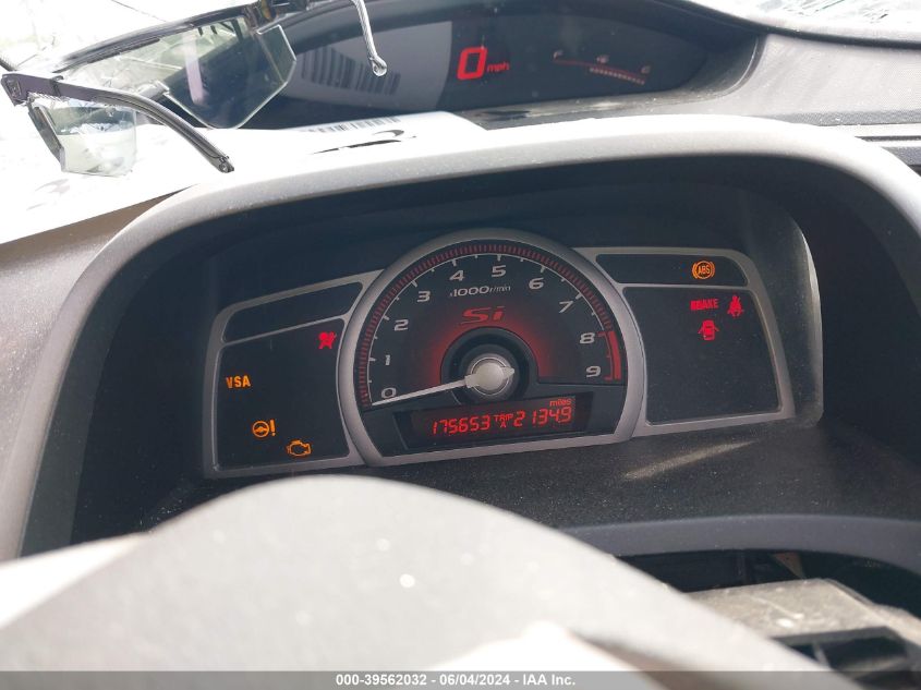 2008 Honda Civic Si/Si Mugen VIN: 2HGFA55508H709724 Lot: 39562032