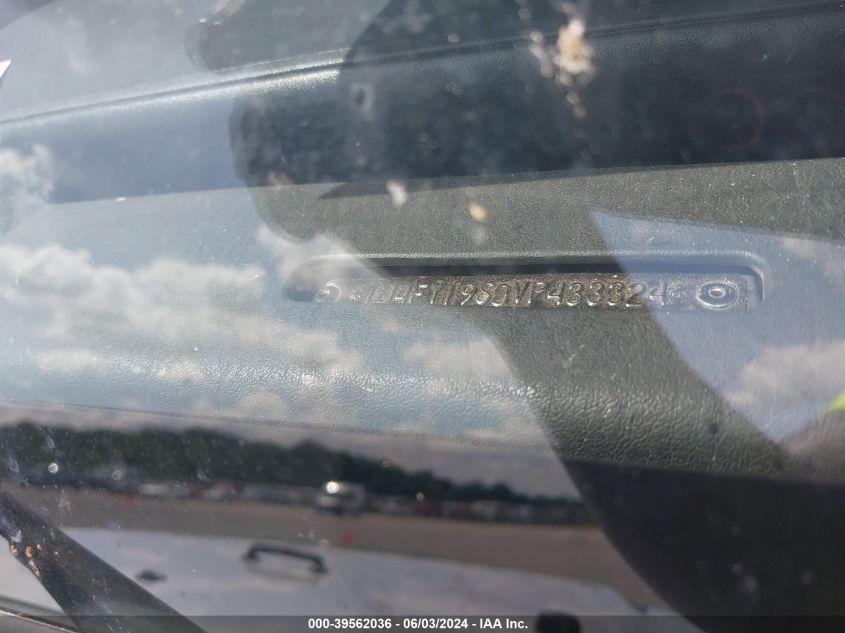 1997 Jeep Wrangler Sport VIN: 1J4FY19S0VP433324 Lot: 39562036