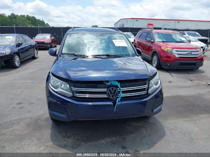 2016 Volkswagen Tiguan S VIN: WVGAV7AX9GW611609 Lot: 39562039