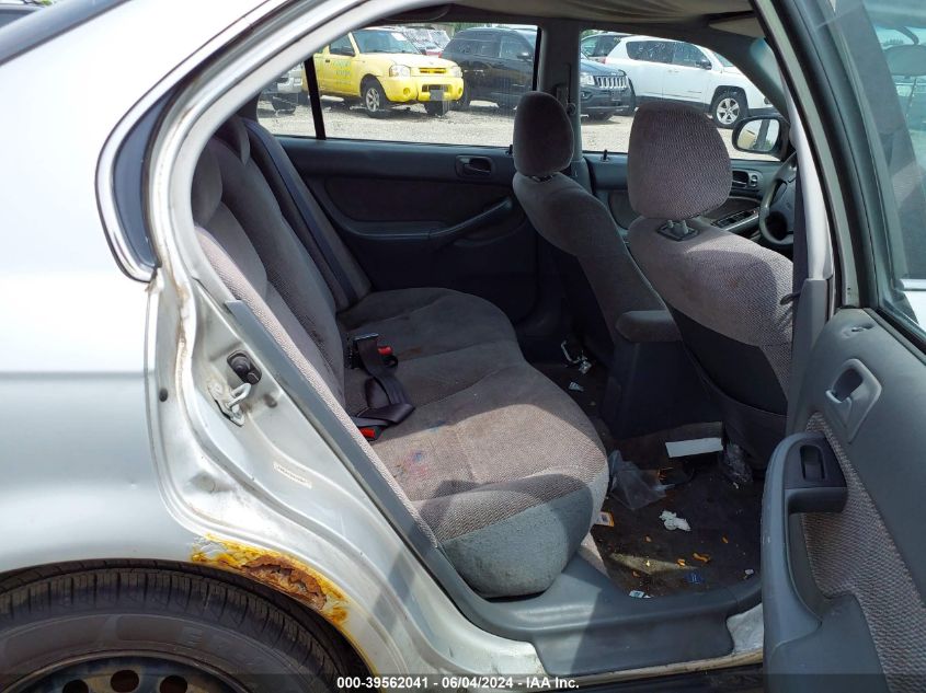 1998 Honda Civic Lx VIN: 1HGEJ6576WL018457 Lot: 39562041