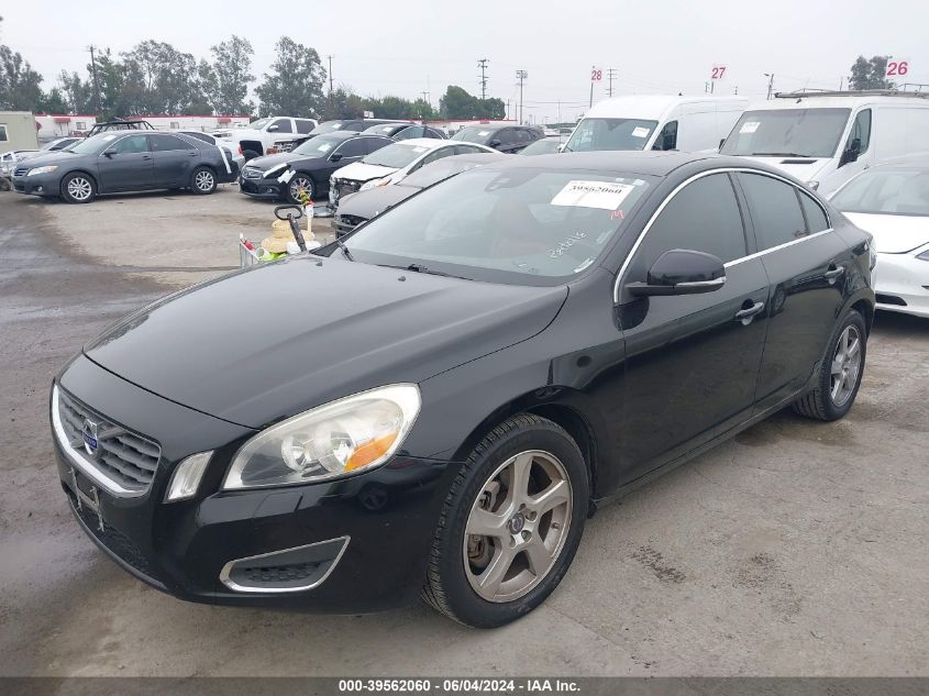 2013 Volvo S60 T5/T5 Platinum/T5 Premier/T5 Premier Plus VIN: YV1612FS0D1223936 Lot: 39562060