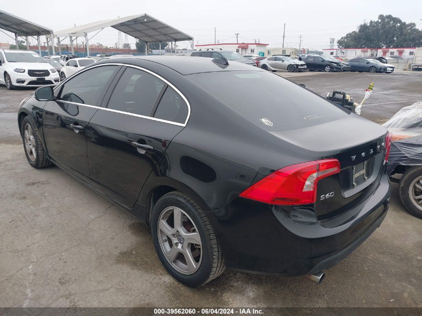 2013 Volvo S60 T5/T5 Platinum/T5 Premier/T5 Premier Plus VIN: YV1612FS0D1223936 Lot: 39562060