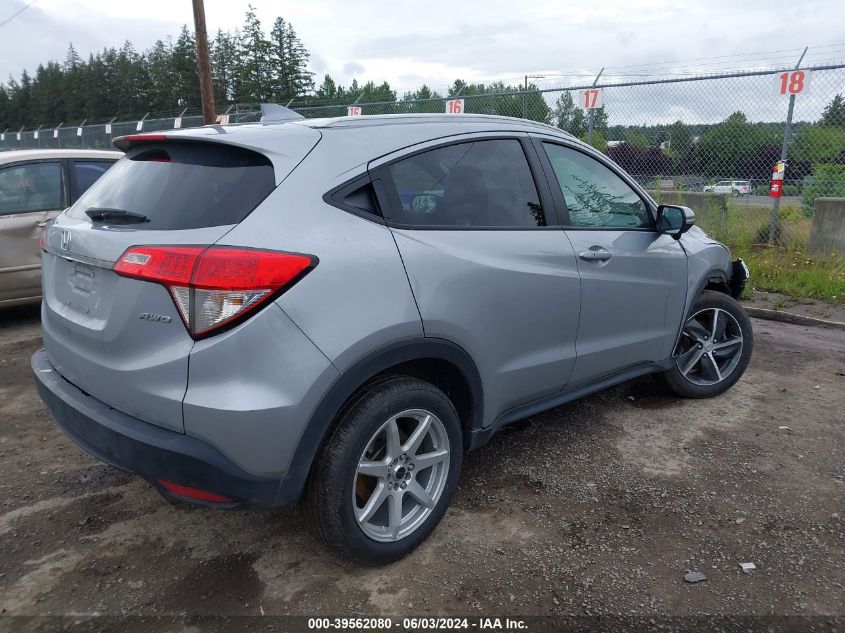 2022 Honda Hr-V Awd Ex VIN: 3CZRU6H57NM732560 Lot: 39562080