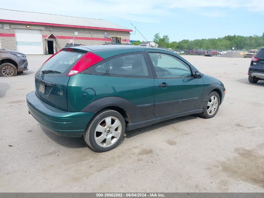 2001 Ford Focus Zx3 VIN: 3FAFP31361R242542 Lot: 39562082