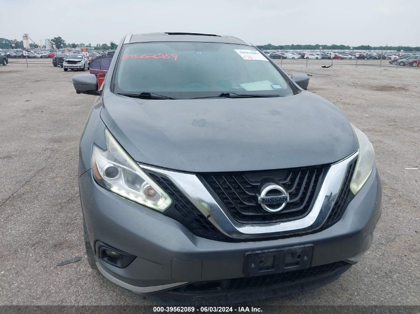 2017 Nissan Murano Platinum VIN: 5N1AZ2MG1HN112443 Lot: 39562089
