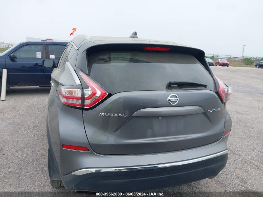 2017 Nissan Murano Platinum VIN: 5N1AZ2MG1HN112443 Lot: 39562089