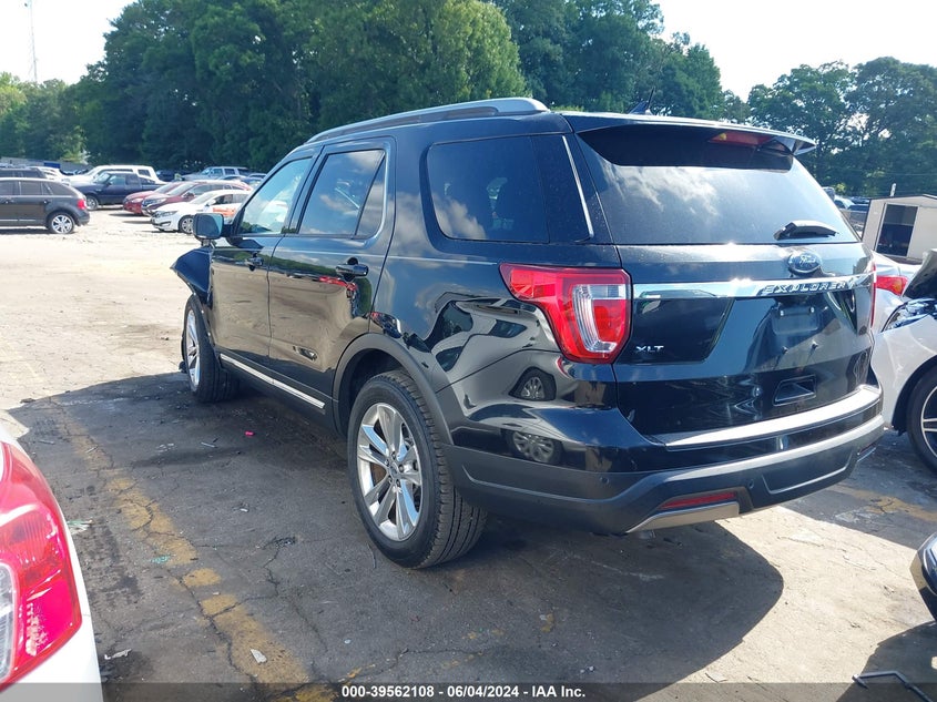 VIN 1FM5K7D85KGA49712 2019 FORD EXPLORER XLT
