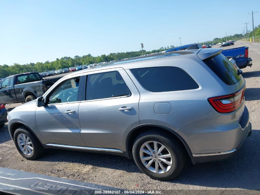 2020 Dodge Durango Sxt Plus Awd VIN: 1C4RDJAG4LC301709 Lot: 39562107