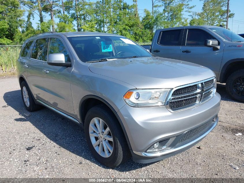 2020 Dodge Durango Sxt Plus Awd VIN: 1C4RDJAG4LC301709 Lot: 39562107