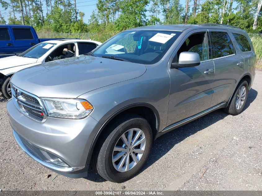 2020 Dodge Durango Sxt Plus Awd VIN: 1C4RDJAG4LC301709 Lot: 39562107