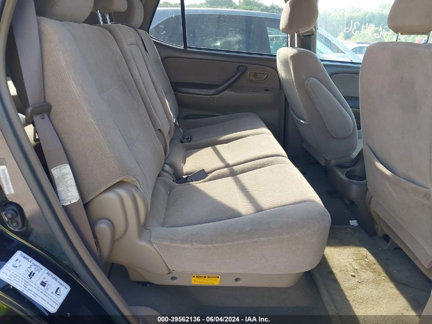 2003 Toyota Sequoia Sr5 V8 VIN: 5TDBT44A33S147795 Lot: 39562136