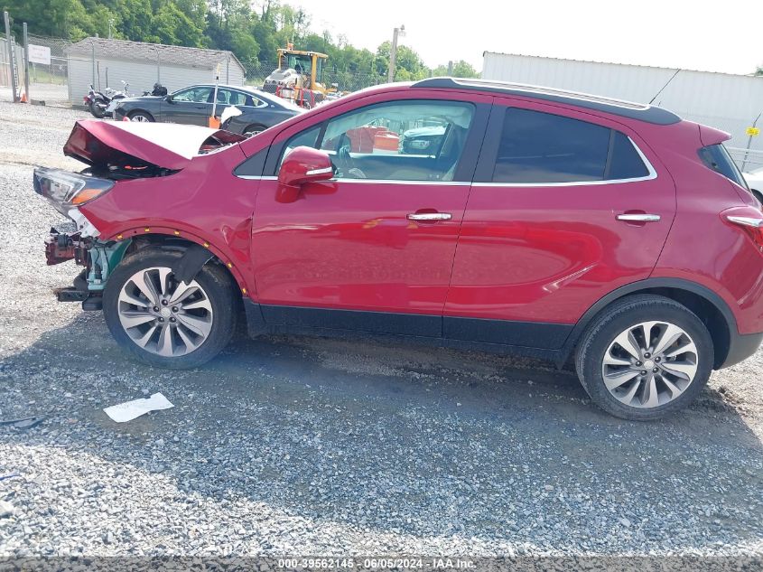 2019 Buick Encore Fwd Preferred VIN: KL4CJASB8KB887654 Lot: 39562145