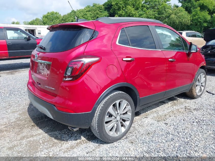 2019 Buick Encore Fwd Preferred VIN: KL4CJASB8KB887654 Lot: 39562145