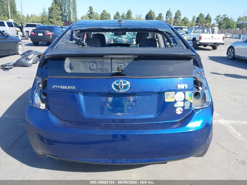 2011 Toyota Prius Two VIN: JTDKN3DUXB1363069 Lot: 39562154