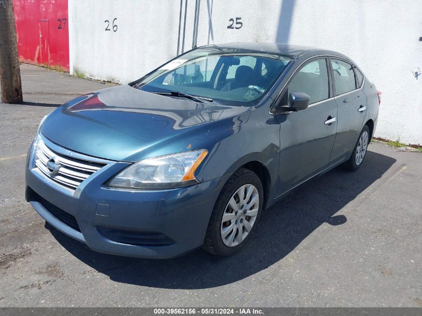 2014 Nissan Sentra S VIN: 3N1AB7AP7EY243842 Lot: 39562156