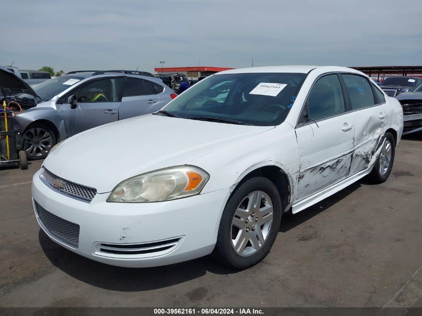 2013 Chevrolet Impala Lt VIN: 2G1WG5E30D1221798 Lot: 39562161