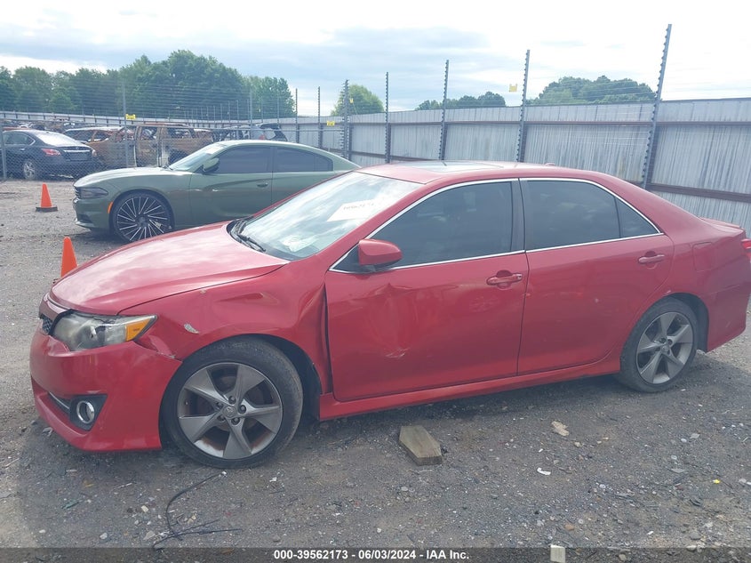 2012 Toyota Camry Se Limited Edition VIN: 4T1BF1FK1CU629121 Lot: 39562173