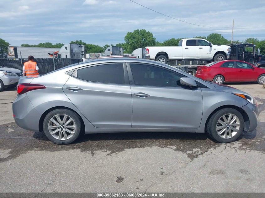 2014 Hyundai Elantra Se VIN: KMHDH4AE8EU151109 Lot: 39562183