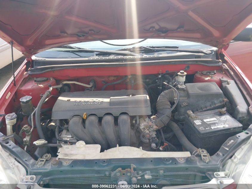 2003 Toyota Corolla Ce VIN: 2T1BR32E93C163877 Lot: 39562231