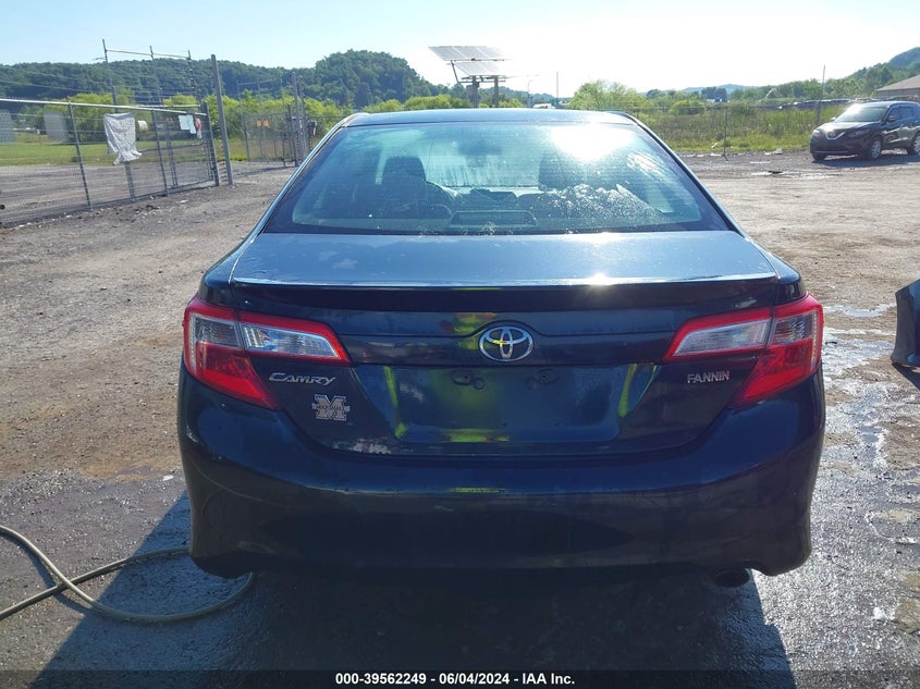 2012 Toyota Camry Se VIN: 4T1BF1FKXCU076856 Lot: 39562249