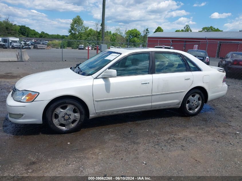 2003 Toyota Avalon Xls VIN: 4T1BF28B73U304850 Lot: 39562268