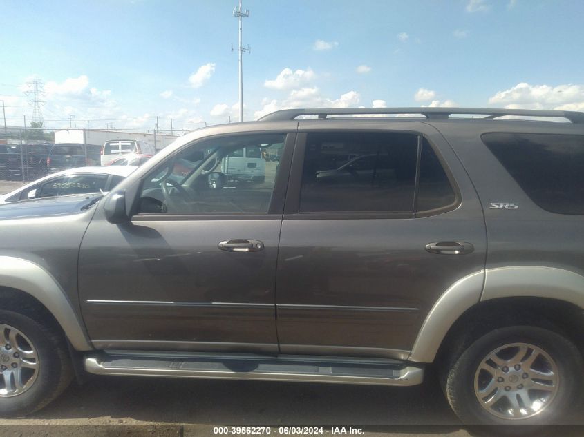 2004 Toyota Sequoia Sr5 V8 VIN: 5TDZT34A84S211260 Lot: 39562270