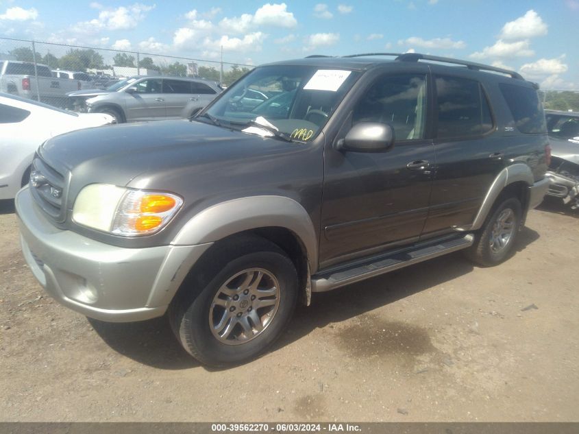 2004 Toyota Sequoia Sr5 V8 VIN: 5TDZT34A84S211260 Lot: 39562270