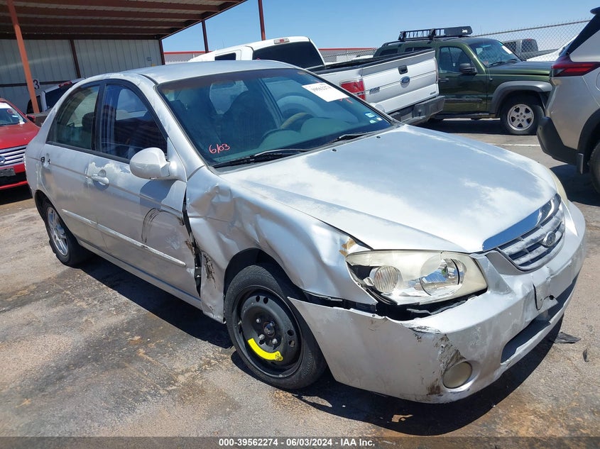 2004 Kia Spectra Ex/Lx VIN: KNAFE122145041470 Lot: 39562274