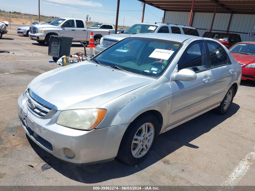 2004 Kia Spectra Ex/Lx VIN: KNAFE122145041470 Lot: 39562274