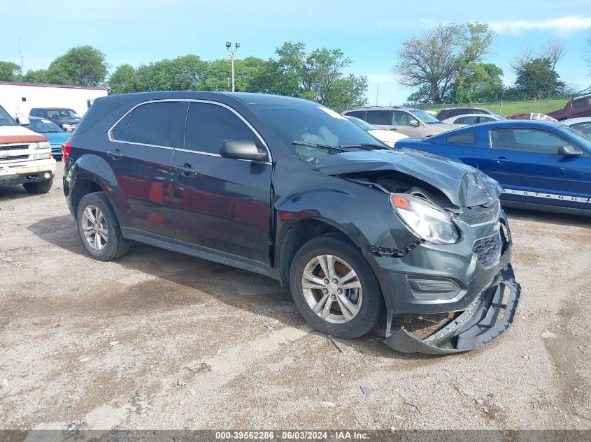 2017 Chevrolet Equinox Ls VIN: 2GNALBEK2H6117901 Lot: 39562286