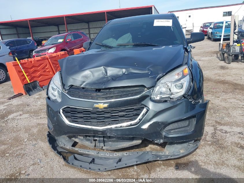 2017 Chevrolet Equinox Ls VIN: 2GNALBEK2H6117901 Lot: 39562286