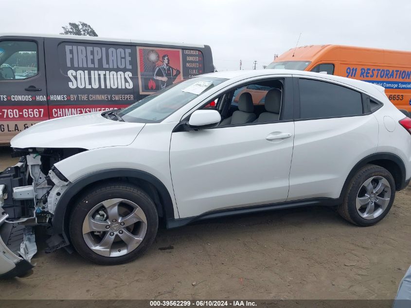 2022 Honda Hr-V 2Wd Lx VIN: 3CZRU5H32NM721880 Lot: 39562299