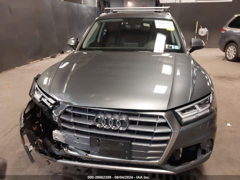 2019 Audi Q5 45 Premium VIN: WA1BNAFY1K2135745 Lot: 39562309