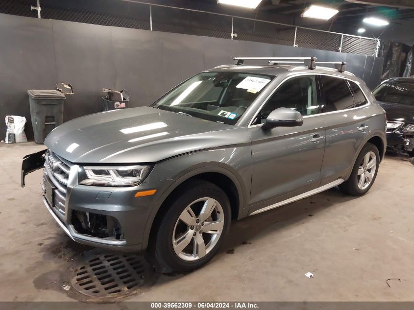 2019 Audi Q5 45 Premium VIN: WA1BNAFY1K2135745 Lot: 39562309