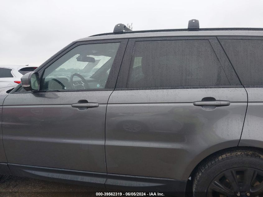 2014 Land Rover Range Rover Sport 3.0L V6 Supercharged Hse VIN: SALWR2WF7EA356902 Lot: 39562319