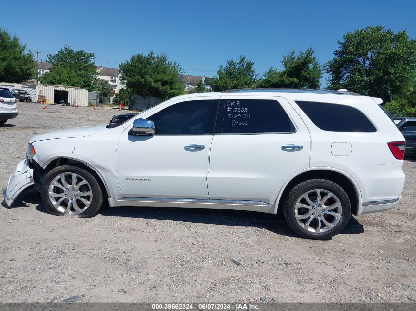 2018 Dodge Durango Citadel Awd VIN: 1C4RDJEG3JC187676 Lot: 39562324
